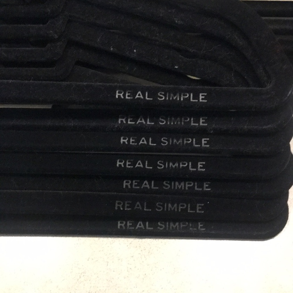 12pc  Real Simple® Slimline Flocked Suit Hangers